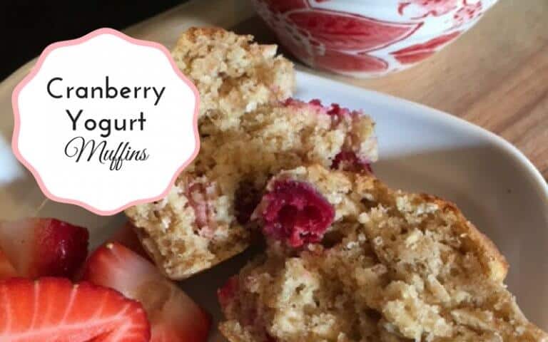 Cranberry Yogurt Muffins