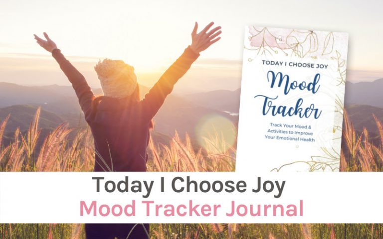 Today I choose joy mood tracker journal.