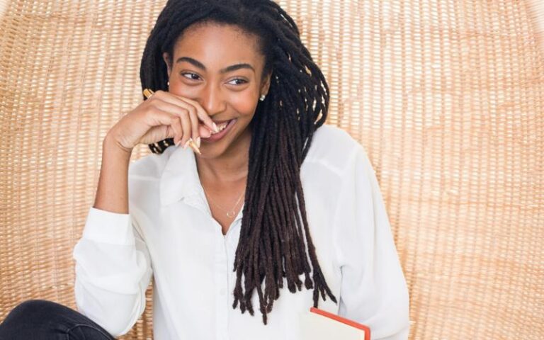 smiling young woman