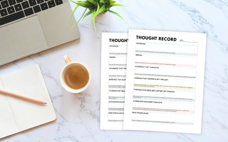 thought record worksheets