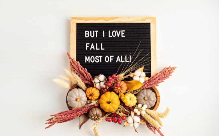 But I Love Fall Most of All (letter board)