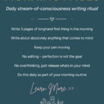 How To Start Morning Pages, list of 6 tips