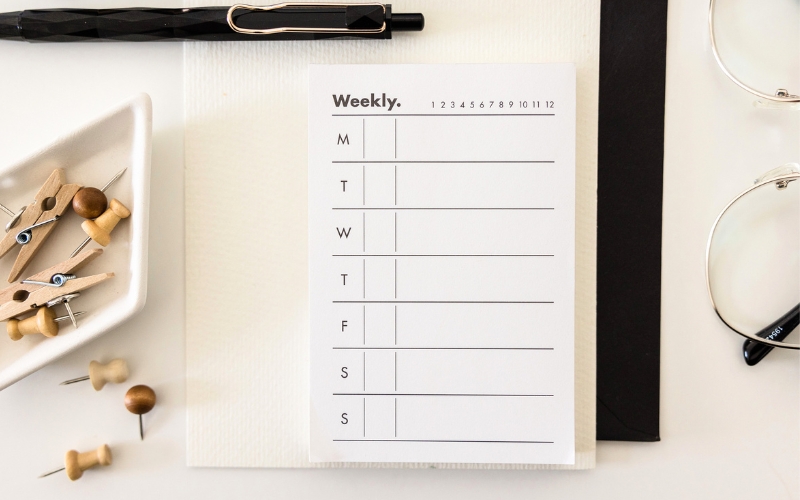 weekly to do list